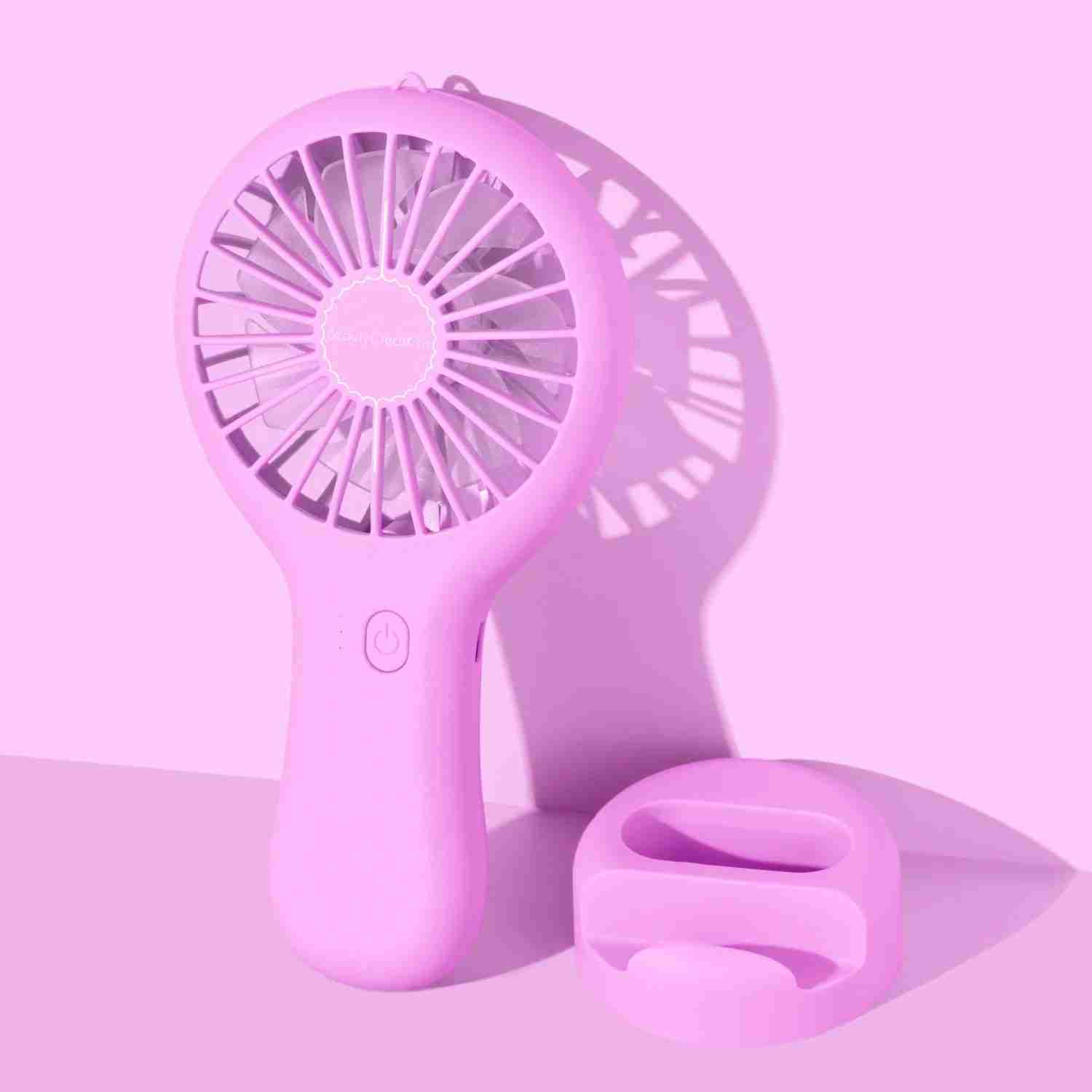 STAY COOL SUPERNATURALHN PORTABLE HANDHELD FAN-PURPLE - Imagen 1