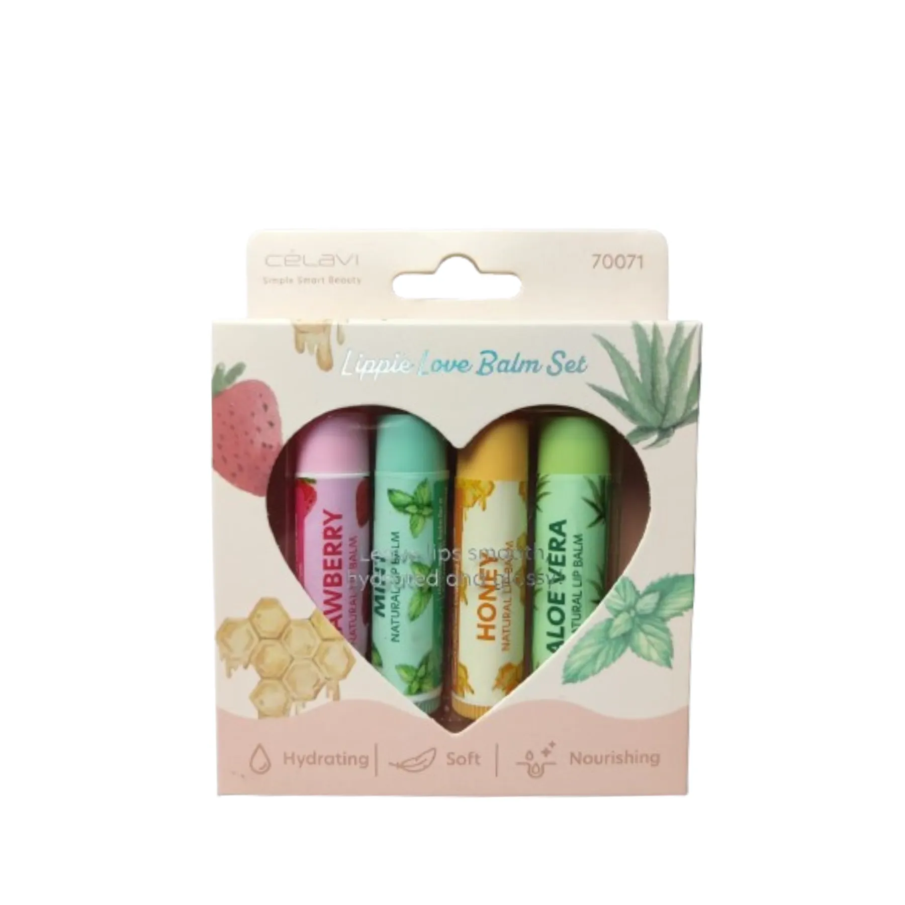LIPPIE LOVE 4PC LIP BALM SUPERNATURAL HN 001 LIPPIE LOVE 4PC LIP BALM - Imagen 1