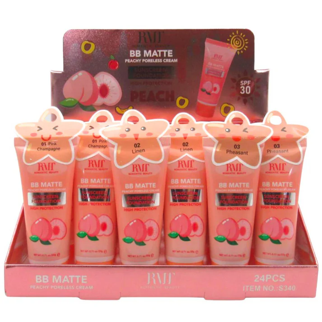 BB MATTE PEACHY PORELESS CREAM DISPLAY 002 SUPERNATURAL HN BB MATTE PEACHY PORELESS CREAM DISPLAY - Imagen 1