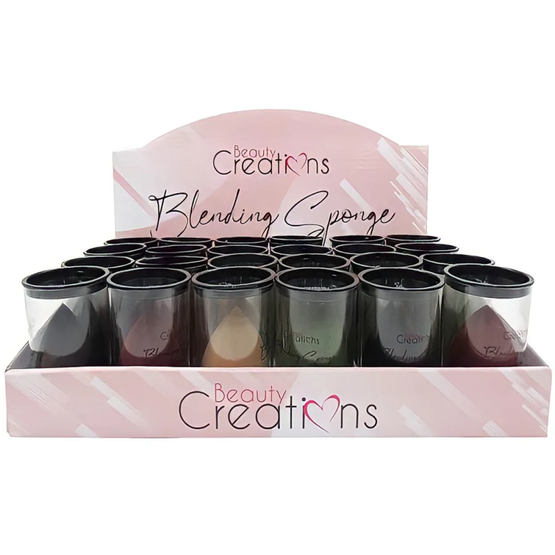 BLENDING SPONGE DISPLAY (BLACK BEIGE BURGUNDY GREEN) 001 SUPERNATURAL HN BLENDING SPONGE DISPLAY (BLACK BEIGE BURGUNDY GREEN) - Imagen 1