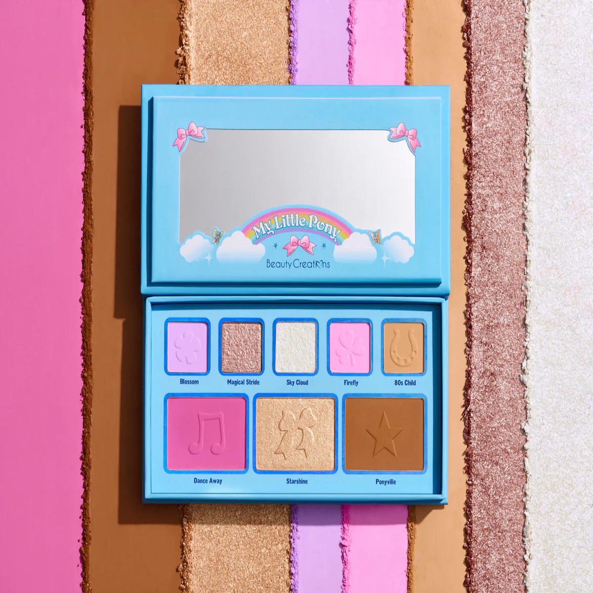 HEAD IN THE CLOUDS SHADOW AND FACE PALETTE 001 SUPERNATURAL HN BEAUTY CREATIONS X MY LITTLE PONY LOST IN THE CLOUDS SHADOW AND FACE PALETTE - Imagen 1