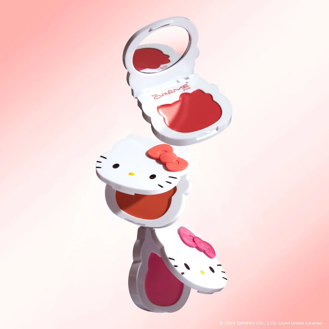 THE CRÈME SHOP X HELLO KITTY CRÈME BLUSH BALM PEACH POUF 002 SUPERNATURAL HN THE CRÈME SHOP X HELLO KITTY CRÈME BLUSH BALM - Imagen 1