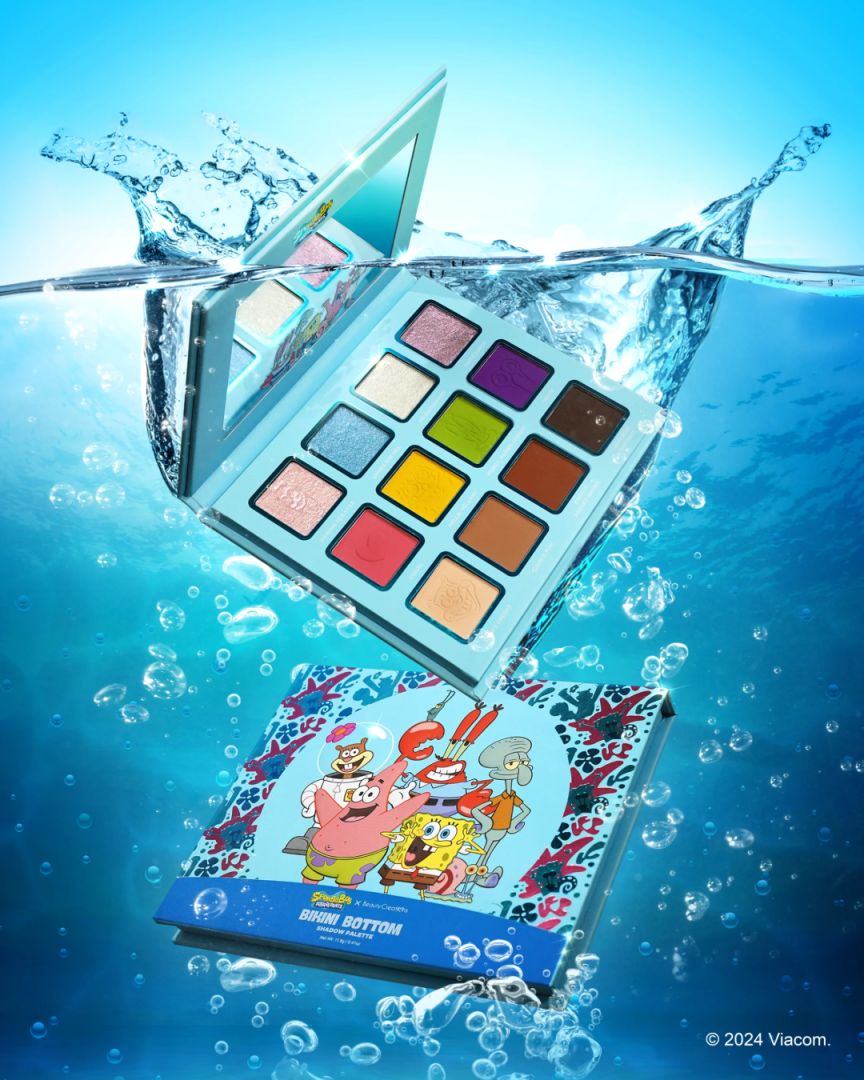 SPONGEBOB BIKINI BOTTOM EYESHADOW PALETTE 001 SUPERNATURALHN SPONGEBOB BIKINI BOTTOM EYESHADOW PALETTE - Imagen 1