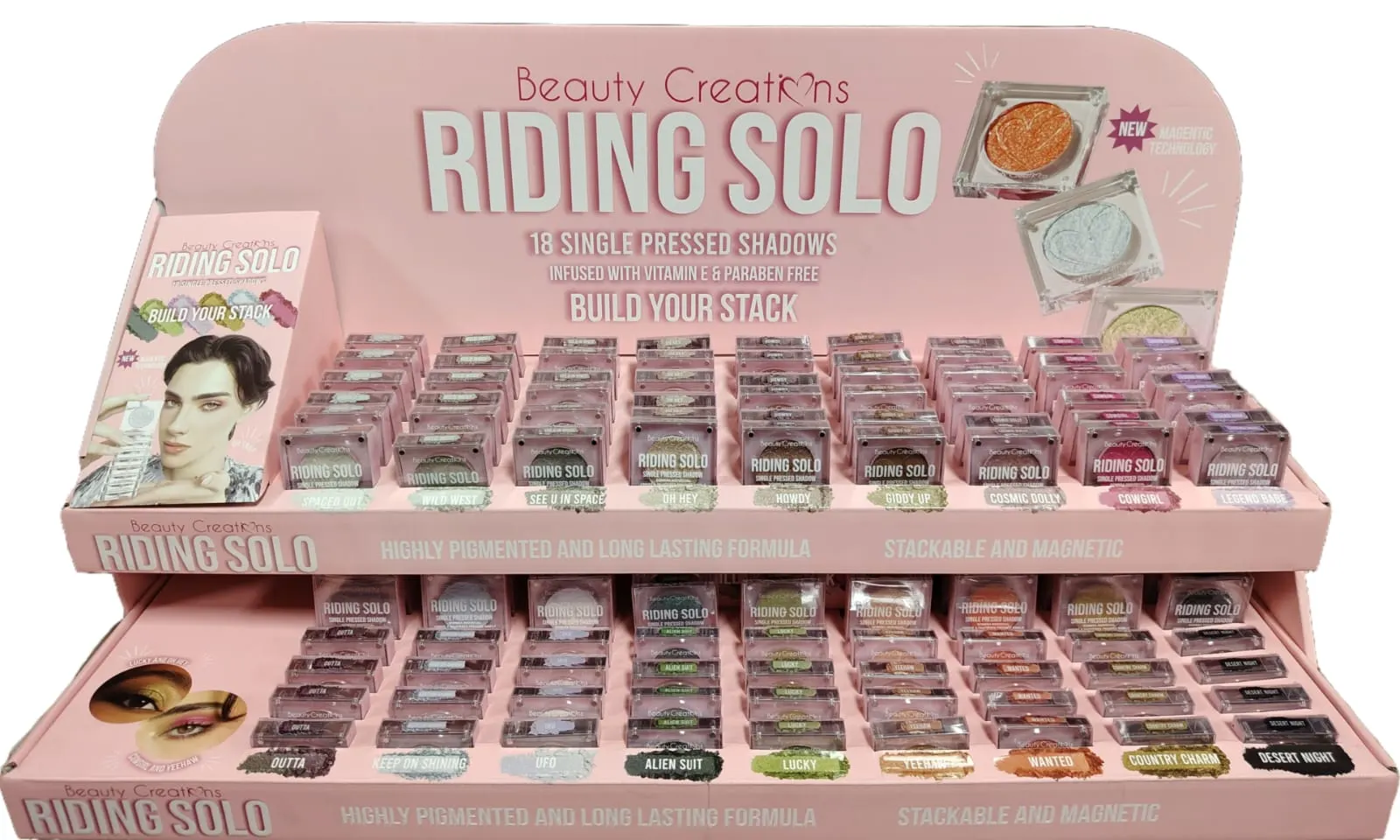 RIDING_SOLO_DISPLAY_CORPORACION_SUPERNATURAL_1 RIDING SOLO DISPLAY BUILD YOUR STACK DISPLAY - Imagen 1