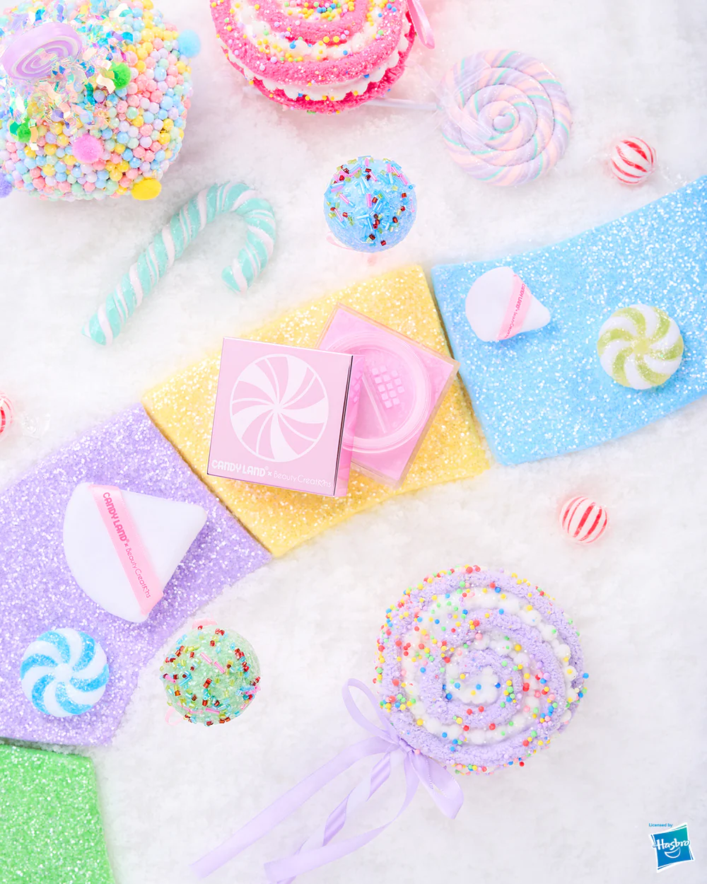 CANDY LAND X BEAUTY CREATIONS I WANT CANDY LOOSE POWDER & PUFF SET - Imagen 2