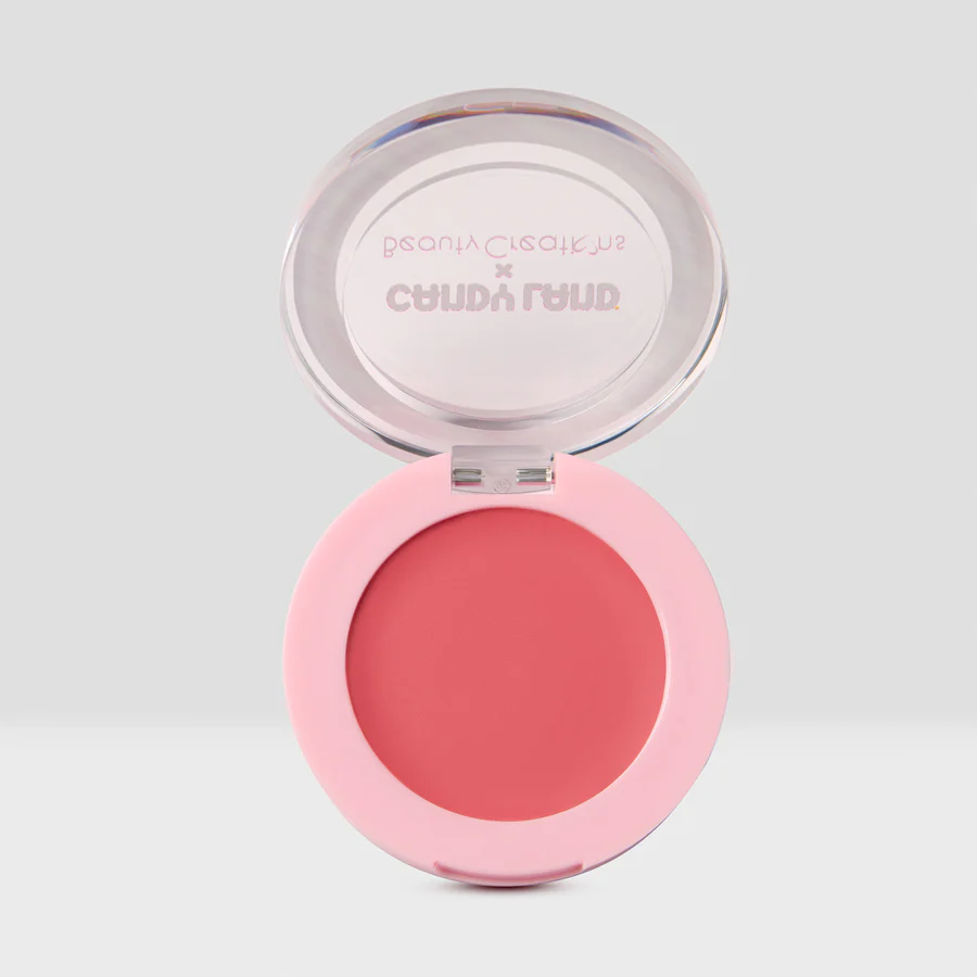 CANDY LAND X BEAUTY CREATIONS SWEET SWIRL CREAM AND POWDER BLUSH & BRUSH SET - Imagen 4