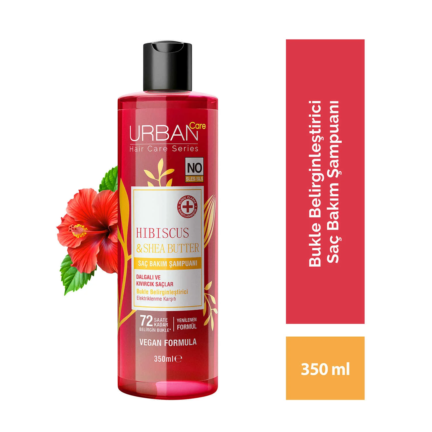 TWISTED CURLS HIBISCUS & SHEA BUTTER HAIR CARE SHAMPOO 350ML F1 SUPERNATURALHN HAIR CARE SHAMPOO 350ml - Imagen 1