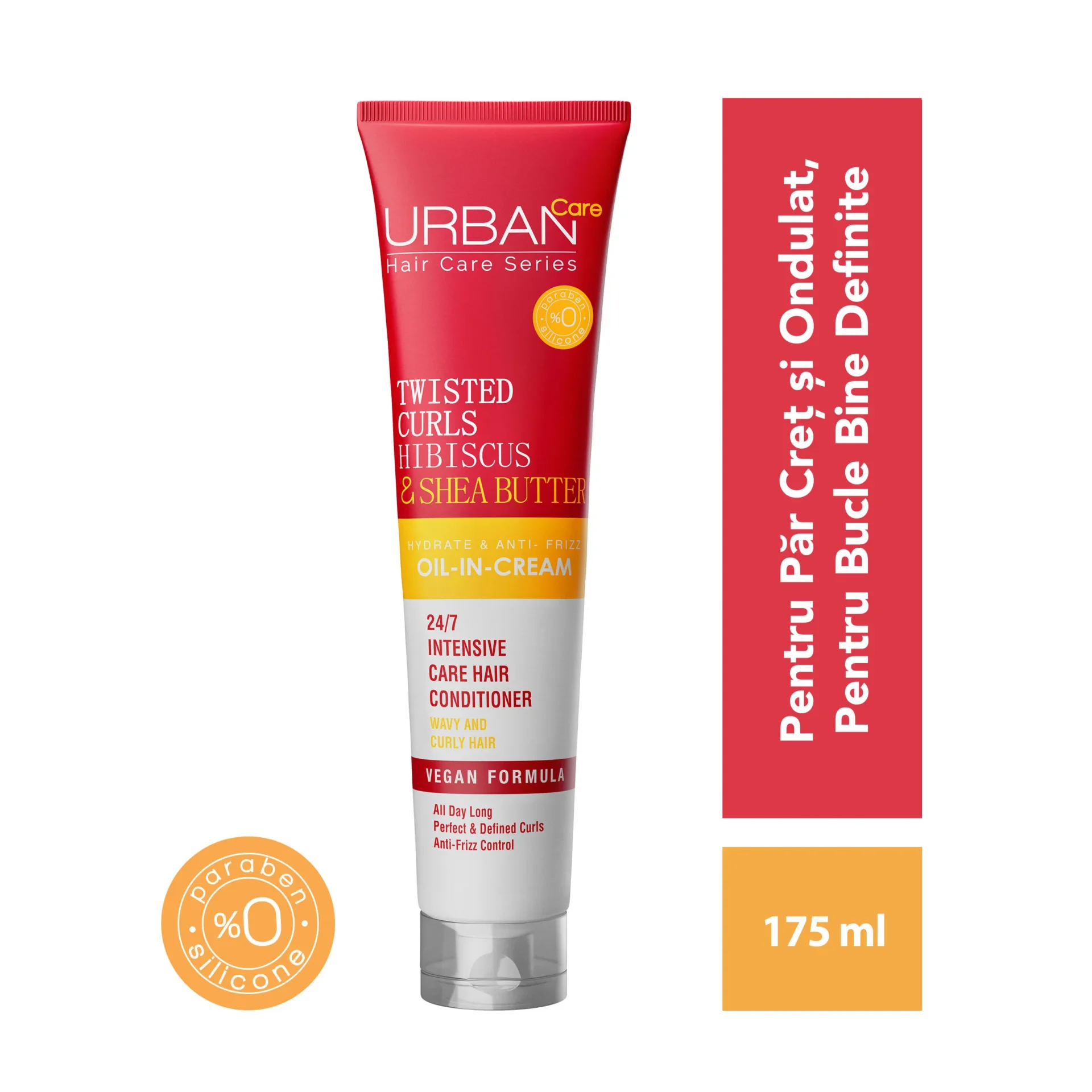 TWISTED CURLS HIBISCUS & SHEA BUTTER HIDRATE & ANTI-FRIZZ OIL-IN-CREAM 175ML F1 SUPERNATURALHN HYDRATE & ANTI- FRIZZ OIL-IN-CREAM 175ml - Imagen 1