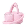 PUFFER TOTE BAG PINK