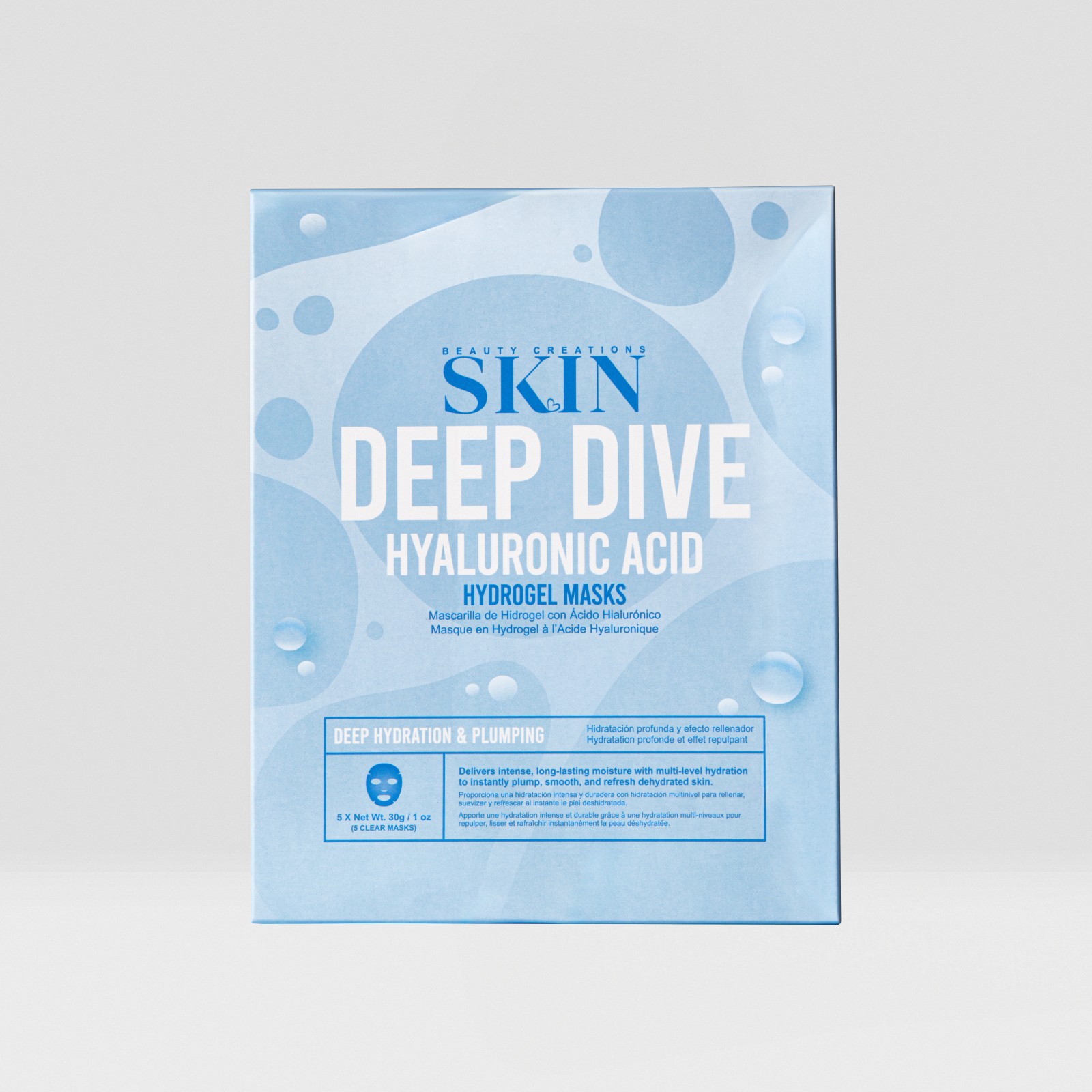 DEEP_DIVE_MASK _HN _5 (Tamaño web) DEEP DIVE HYALURONIC ACIDO HYDROGEL MASK 5 PCS - Imagen 1